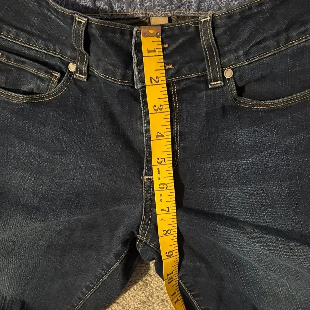 Y2K PAIGE Dark Indigo Women's Boot Cut Jeans. Size 27. - Picture 6 of 12